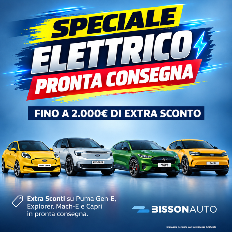 Promo Speciale elettrico pronta consegna