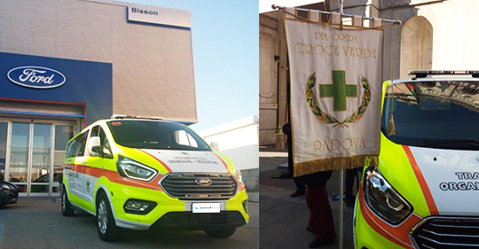 Veicolo Allestito Per La Croce Verde Di Padova