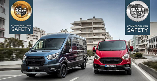 15 News Riconoscimenti Transit Custom Euro Ncap