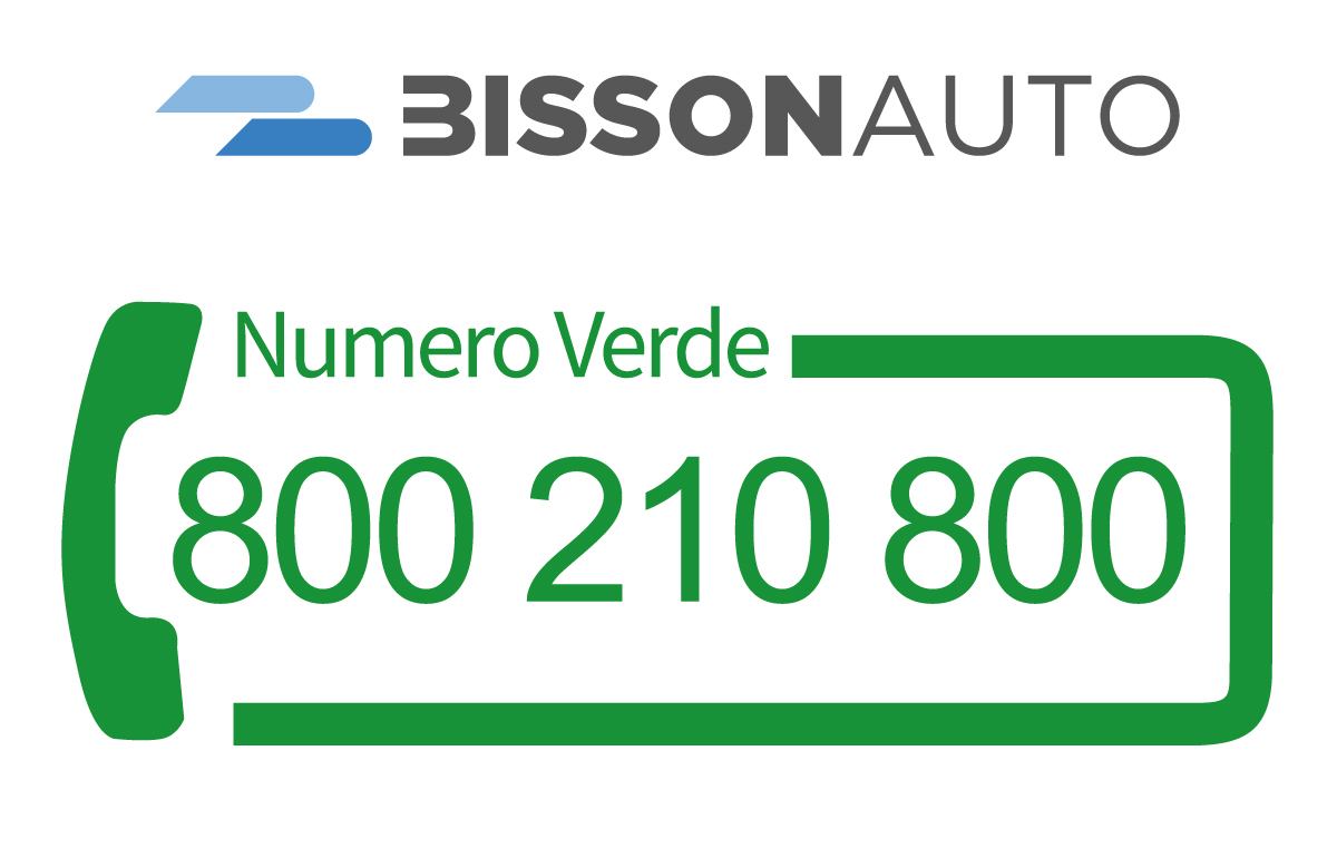 Logo Bisson Auto E Numero Verde